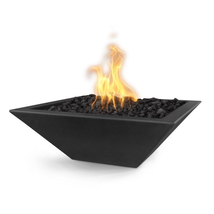 30 Inch maya fire bowl black color