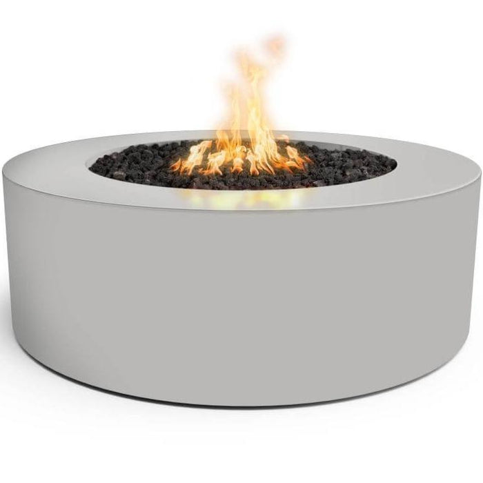 48 inch Round Unity Fire Pit pewter color