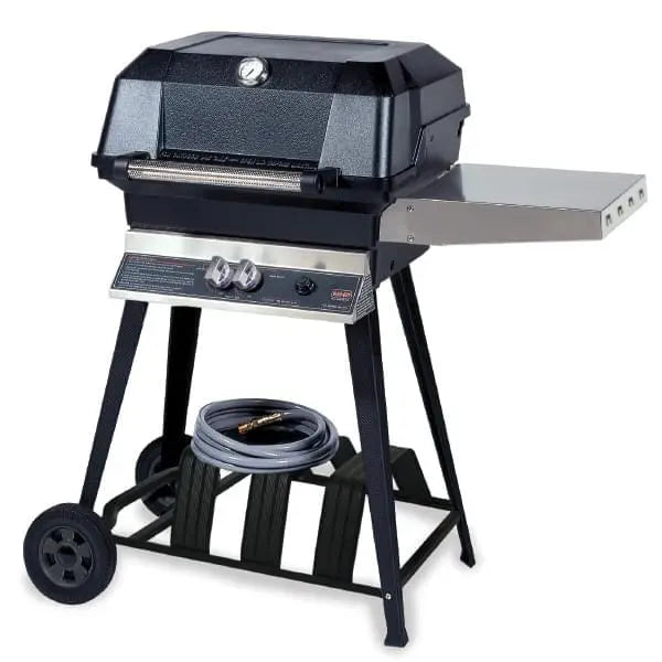 MHP JNR4DDNS_JCN4 Natural Gas Grill with Portable 4-Leg Open Cart