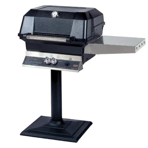 MHP 4 Gen Series JNR4DD-P Gas Grill with Black NuStone Patio Base