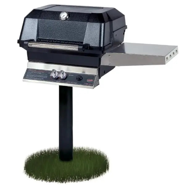 MHP 4 Gen Series JNR4DD-P Gas Grill with In-Ground Post Mount