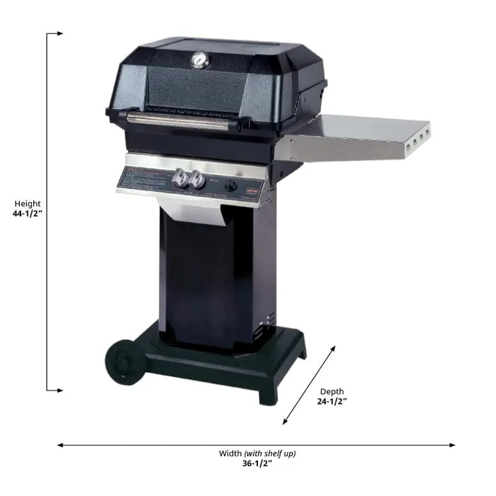 MHP 4 Gen Series JNR4DD-P Aluminum Gas Grill with Dual Independent Grilling Zones