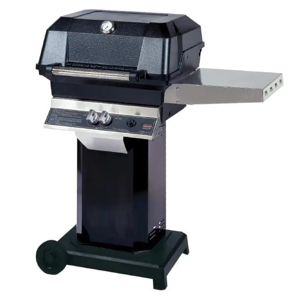 Natural Gas Portable Grill with Cast Aluminum Cart - MHP JNR4DDNS_OCOLB_OCN