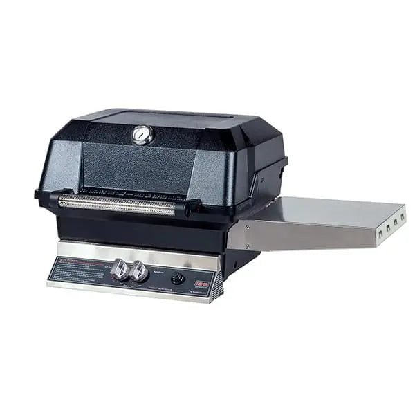 JNR4DD-N Natural Gas Grill with Portable Cart Base and 8-Inch Wheels & Locking Casters