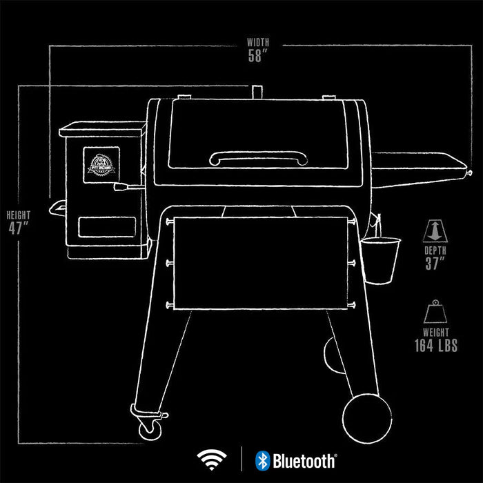 Navigator 850 Connected Wood Pellet Grill – WiFi & Bluetooth