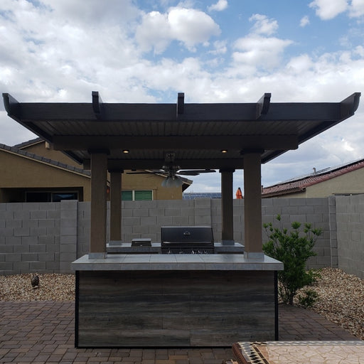 BBQ Island with Pergola